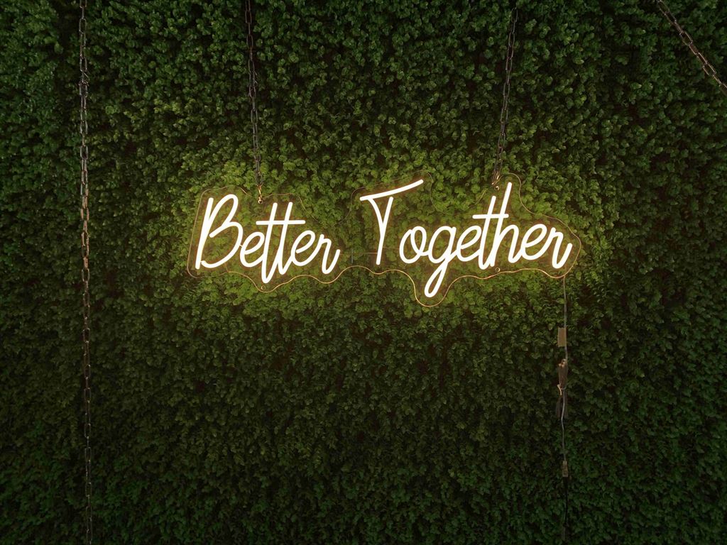 Better Together - Semn Luminos LED Neon de Inchiriat