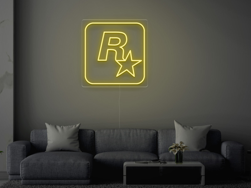 Rockstar - Semn Luminos LED Neon