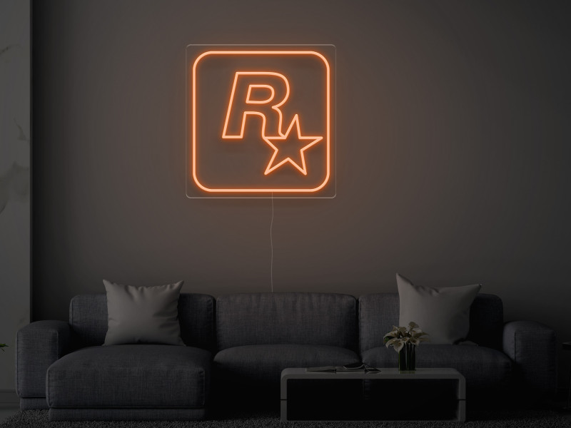 Rockstar - Semn Luminos LED Neon