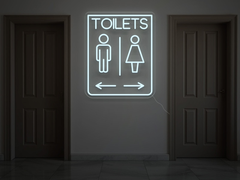 TOILETS - Semn Luminos LED Neon