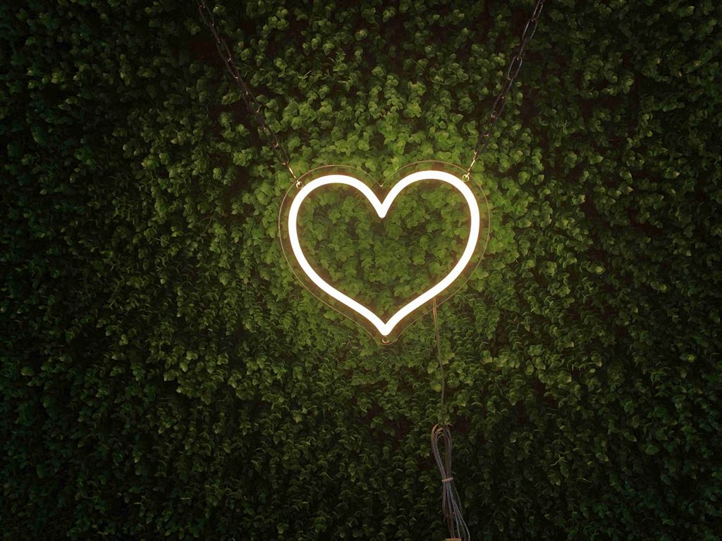 Inima - Semn Luminos LED Neon de Inchiriat