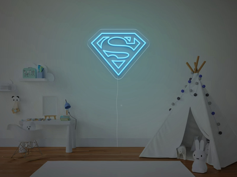 Superman - Semn Luminos LED Neon