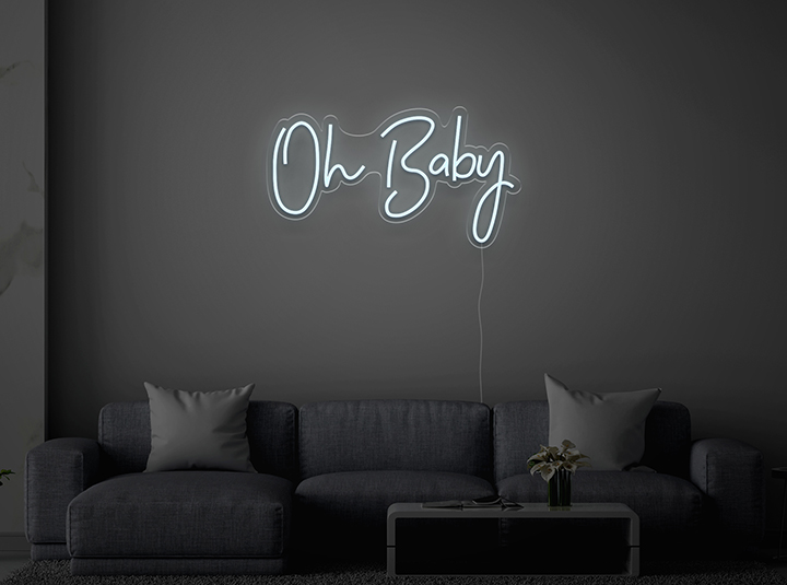 Oh Baby - Semn Luminos LED Neon de Inchiriat