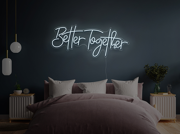 Better Together - Semn Luminos LED Neon de Inchiriat